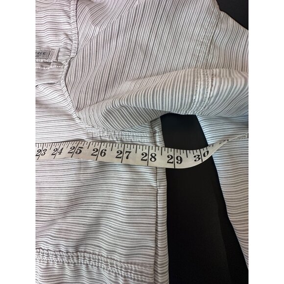 Realtree Fishing Mens 2XL Striped Long Sleeve Button-Up Shirt Lightweight Polyes - Picture 7 of 13